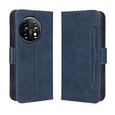 Funda de Cuero Cartera con Soporte Carcasa BY3 para OnePlus 11 5G Azul