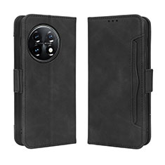 Funda de Cuero Cartera con Soporte Carcasa BY3 para OnePlus 11 5G Negro