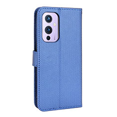 Funda de Cuero Cartera con Soporte Carcasa BY3 para OnePlus 9 5G Azul