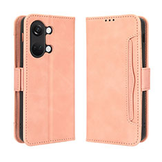 Funda de Cuero Cartera con Soporte Carcasa BY3 para OnePlus Ace 2V 5G Rosa