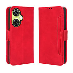 Funda de Cuero Cartera con Soporte Carcasa BY3 para OnePlus Nord CE 3 5G Rojo