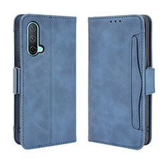 Funda de Cuero Cartera con Soporte Carcasa BY3 para OnePlus Nord CE 5G Azul