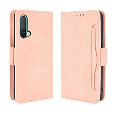 Funda de Cuero Cartera con Soporte Carcasa BY3 para OnePlus Nord CE 5G Rosa