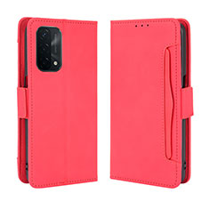 Funda de Cuero Cartera con Soporte Carcasa BY3 para OnePlus Nord N200 5G Rojo