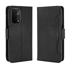 Funda de Cuero Cartera con Soporte Carcasa BY3 para Oppo A54 5G Negro