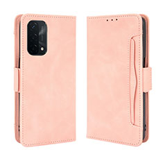 Funda de Cuero Cartera con Soporte Carcasa BY3 para Oppo A54 5G Rosa