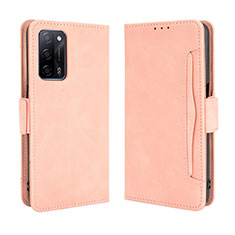 Funda de Cuero Cartera con Soporte Carcasa BY3 para Oppo A55 5G Rosa