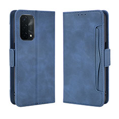 Funda de Cuero Cartera con Soporte Carcasa BY3 para Oppo A93 5G Azul