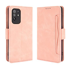 Funda de Cuero Cartera con Soporte Carcasa BY3 para Oppo A94 5G Rosa