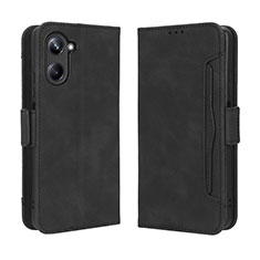 Funda de Cuero Cartera con Soporte Carcasa BY3 para Realme 10 4G Negro