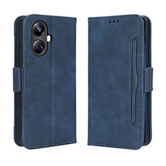 Funda de Cuero Cartera con Soporte Carcasa BY3 para Realme 10 Pro+ Plus 5G Azul