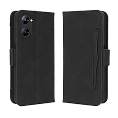 Funda de Cuero Cartera con Soporte Carcasa BY3 para Realme 10S 5G Negro