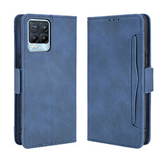 Funda de Cuero Cartera con Soporte Carcasa BY3 para Realme 8 4G Azul