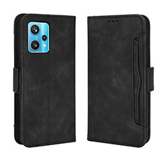 Funda de Cuero Cartera con Soporte Carcasa BY3 para Realme 9 Pro 5G Negro