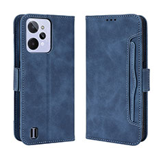 Funda de Cuero Cartera con Soporte Carcasa BY3 para Realme C31 Azul