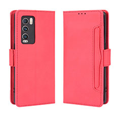 Funda de Cuero Cartera con Soporte Carcasa BY3 para Realme GT Master Explorer 5G Rojo