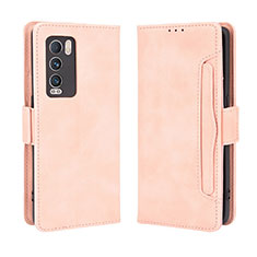 Funda de Cuero Cartera con Soporte Carcasa BY3 para Realme GT Master Explorer 5G Rosa