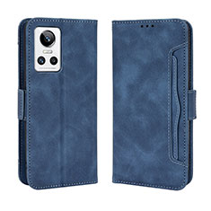 Funda de Cuero Cartera con Soporte Carcasa BY3 para Realme GT Neo3 5G Azul