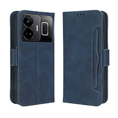 Funda de Cuero Cartera con Soporte Carcasa BY3 para Realme GT Neo5 240W 5G Azul