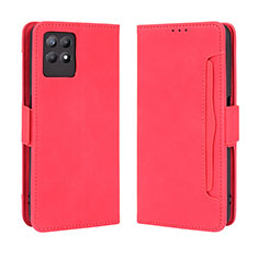 Funda de Cuero Cartera con Soporte Carcasa BY3 para Realme Narzo 50 4G Rojo