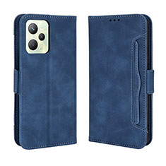 Funda de Cuero Cartera con Soporte Carcasa BY3 para Realme Narzo 50A Prime Azul