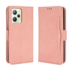 Funda de Cuero Cartera con Soporte Carcasa BY3 para Realme Narzo 50A Prime Rosa