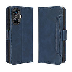 Funda de Cuero Cartera con Soporte Carcasa BY3 para Realme Narzo N55 Azul