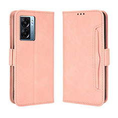 Funda de Cuero Cartera con Soporte Carcasa BY3 para Realme V23 5G Rosa