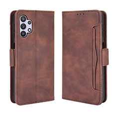 Funda de Cuero Cartera con Soporte Carcasa BY3 para Samsung Galaxy A13 4G Marron