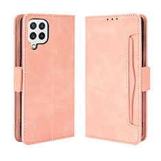 Funda de Cuero Cartera con Soporte Carcasa BY3 para Samsung Galaxy A22 4G Rosa