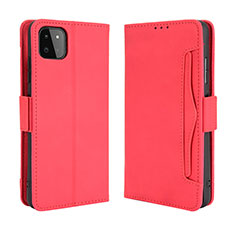 Funda de Cuero Cartera con Soporte Carcasa BY3 para Samsung Galaxy A22 5G Rojo