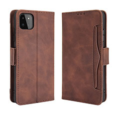 Funda de Cuero Cartera con Soporte Carcasa BY3 para Samsung Galaxy A22s 5G Marron