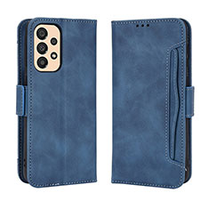 Funda de Cuero Cartera con Soporte Carcasa BY3 para Samsung Galaxy A23 5G Azul