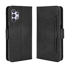 Funda de Cuero Cartera con Soporte Carcasa BY3 para Samsung Galaxy A32 5G Negro