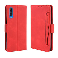 Funda de Cuero Cartera con Soporte Carcasa BY3 para Samsung Galaxy A50 Rojo