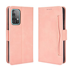 Funda de Cuero Cartera con Soporte Carcasa BY3 para Samsung Galaxy A52 4G Rosa