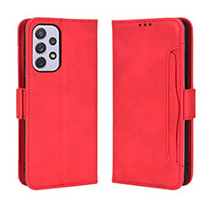 Funda de Cuero Cartera con Soporte Carcasa BY3 para Samsung Galaxy A53 5G Rojo