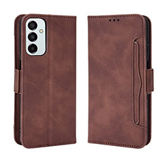 Funda de Cuero Cartera con Soporte Carcasa BY3 para Samsung Galaxy F23 5G Marron