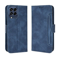 Funda de Cuero Cartera con Soporte Carcasa BY3 para Samsung Galaxy M33 5G Azul