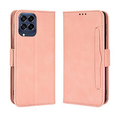 Funda de Cuero Cartera con Soporte Carcasa BY3 para Samsung Galaxy M53 5G Rosa