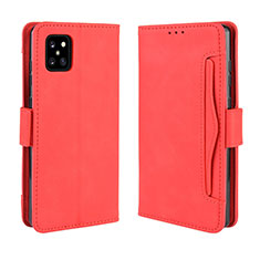 Funda de Cuero Cartera con Soporte Carcasa BY3 para Samsung Galaxy Note 10 Lite Rojo