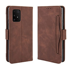 Funda de Cuero Cartera con Soporte Carcasa BY3 para Samsung Galaxy S10 Lite Marron