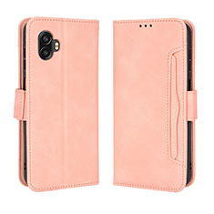 Funda de Cuero Cartera con Soporte Carcasa BY3 para Samsung Galaxy XCover 6 Pro 5G Rosa