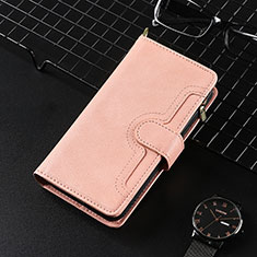 Funda de Cuero Cartera con Soporte Carcasa BY3 para Sharp Aquos Sense8 Oro Rosa