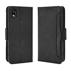 Funda de Cuero Cartera con Soporte Carcasa BY3 para Sony Xperia Ace III SOG08 Negro