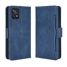 Funda de Cuero Cartera con Soporte Carcasa BY3 para Vivo iQOO U3 5G Azul