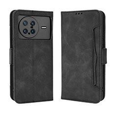 Funda de Cuero Cartera con Soporte Carcasa BY3 para Vivo X Note Negro