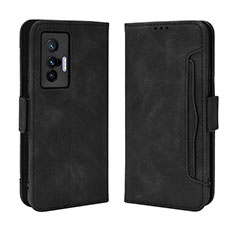 Funda de Cuero Cartera con Soporte Carcasa BY3 para Vivo X70 5G Negro