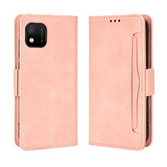 Funda de Cuero Cartera con Soporte Carcasa BY3 para Wiko Y52 Rosa