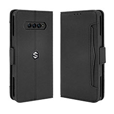 Funda de Cuero Cartera con Soporte Carcasa BY3 para Xiaomi Black Shark 4 Pro 5G Negro